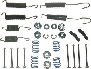 Bremsbacken Einbausatz - Brake Hardware Kit  Corvette C2 63-65